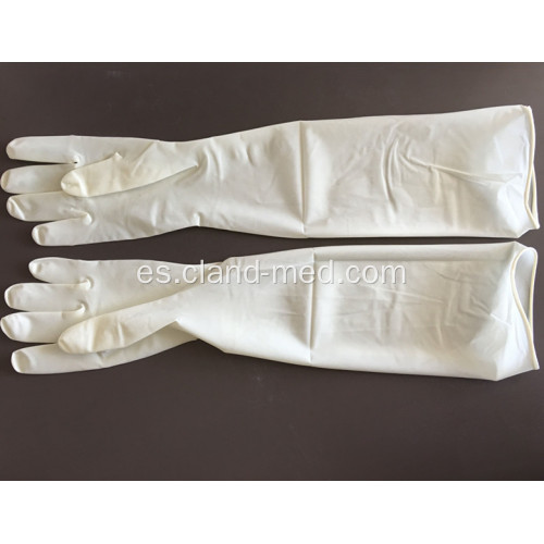 Guantes ginecológicos médicos desechables de látex estéril